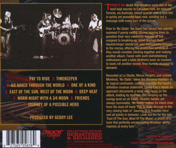 USED CD - Wireless – No Static