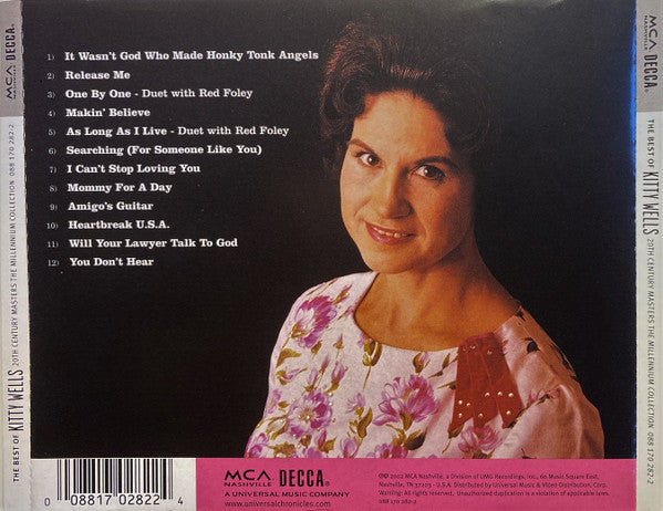USED CD - Kitty Wells – The Best Of Kitty Wells
