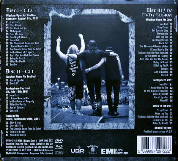 2CD/DVD/BLU - Motörhead – The Wörld Is Ours - Vol 2 (Anyplace Crazy As Anywhere Else)