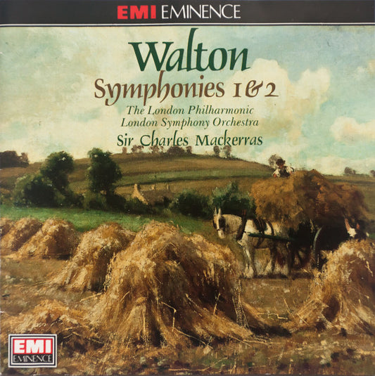 USED CD - Walton, The London Philharmonic, London Symphony Orchestra, Sir Charles Mackerras – Symphonies 1 & 2