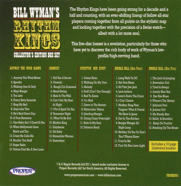 USED 5CD - Bill Wyman's Rhythm Kings – Collector's Edition Box Set
