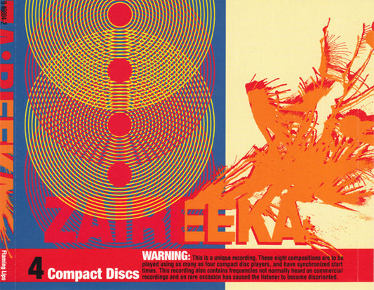 USED 4CD - Flaming Lips – Zaireeka