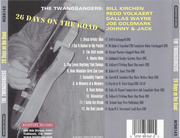 USED CD - The Twangbangers – 26 Days On The Road