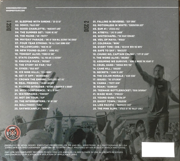 Various – Vans Warped Tour '16 - USED 2CD