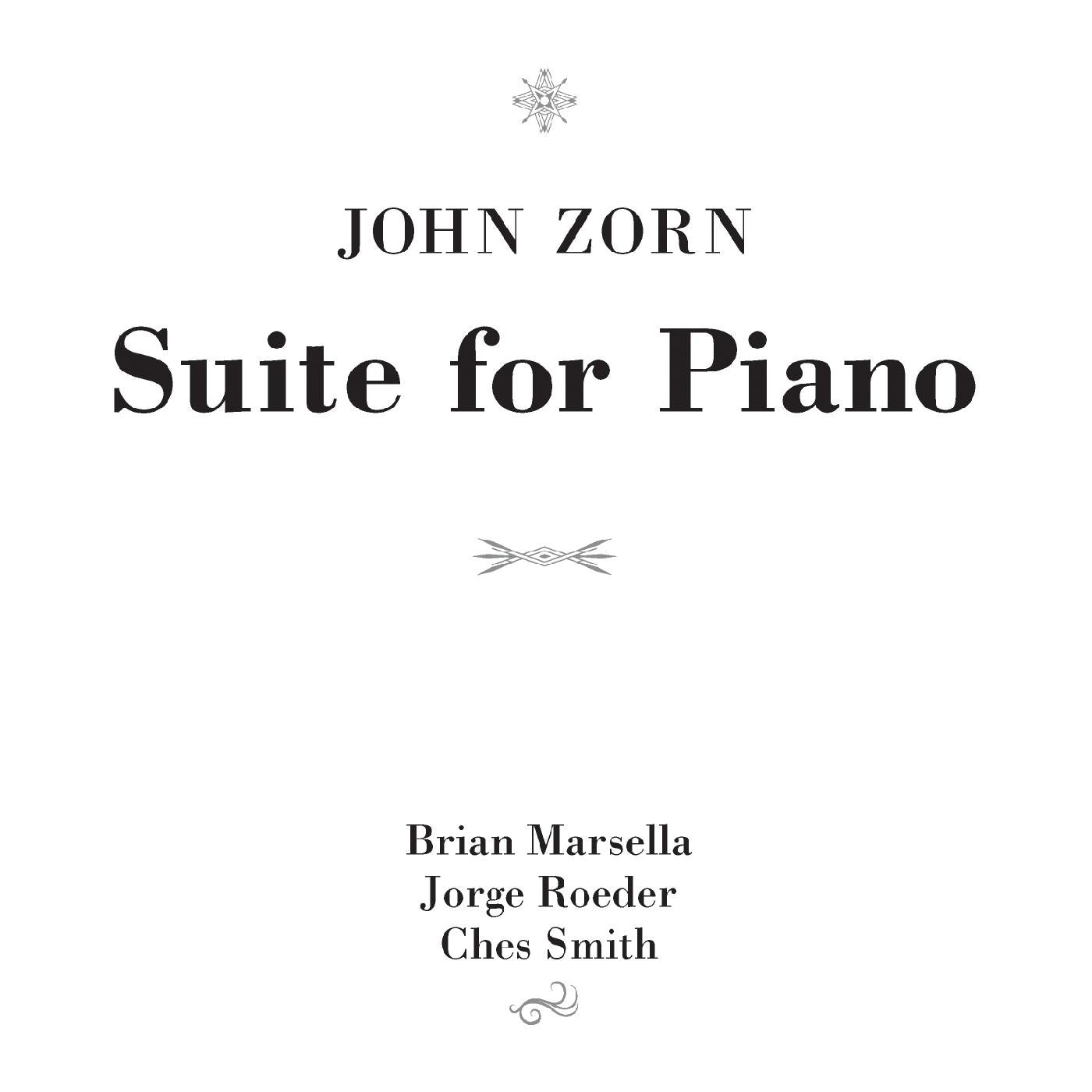 John Zorn - Suite For Piano - CD