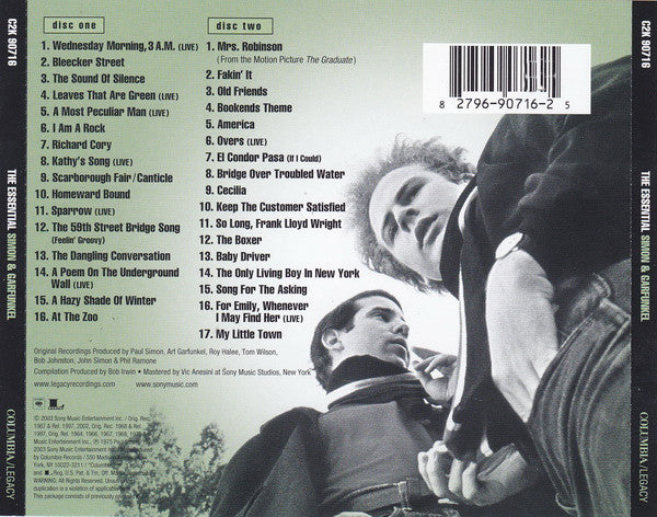 Simon & Garfunkel – The Essential Simon & Garfunkel - USED 2CD