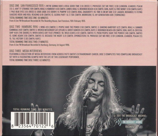 Patti Smith - The Archives : Classic Live Broadcast Recordings - 3CD