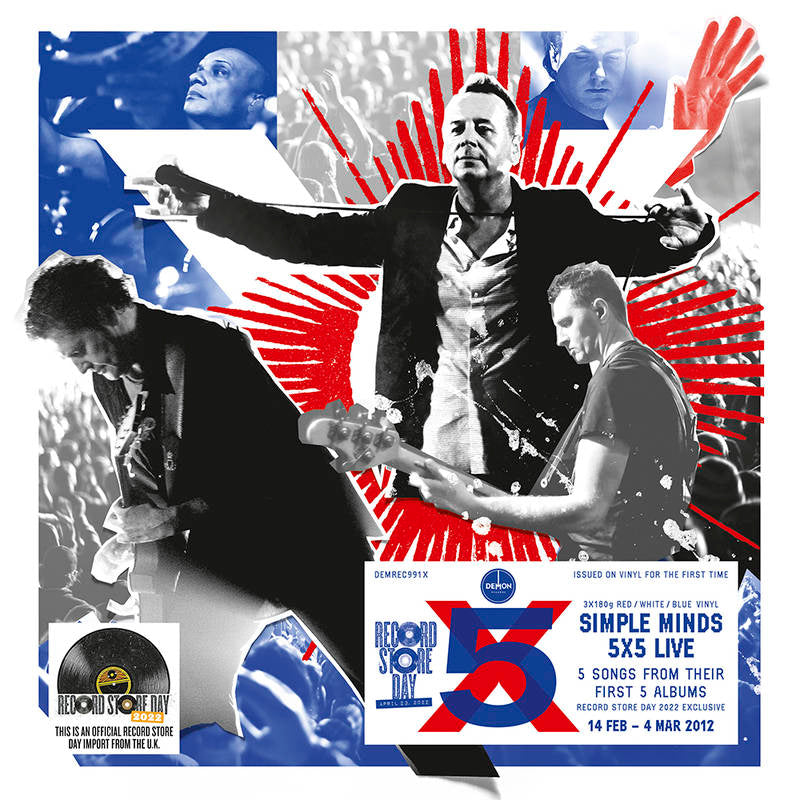 Simple Minds - 5X5 Live - 3LP