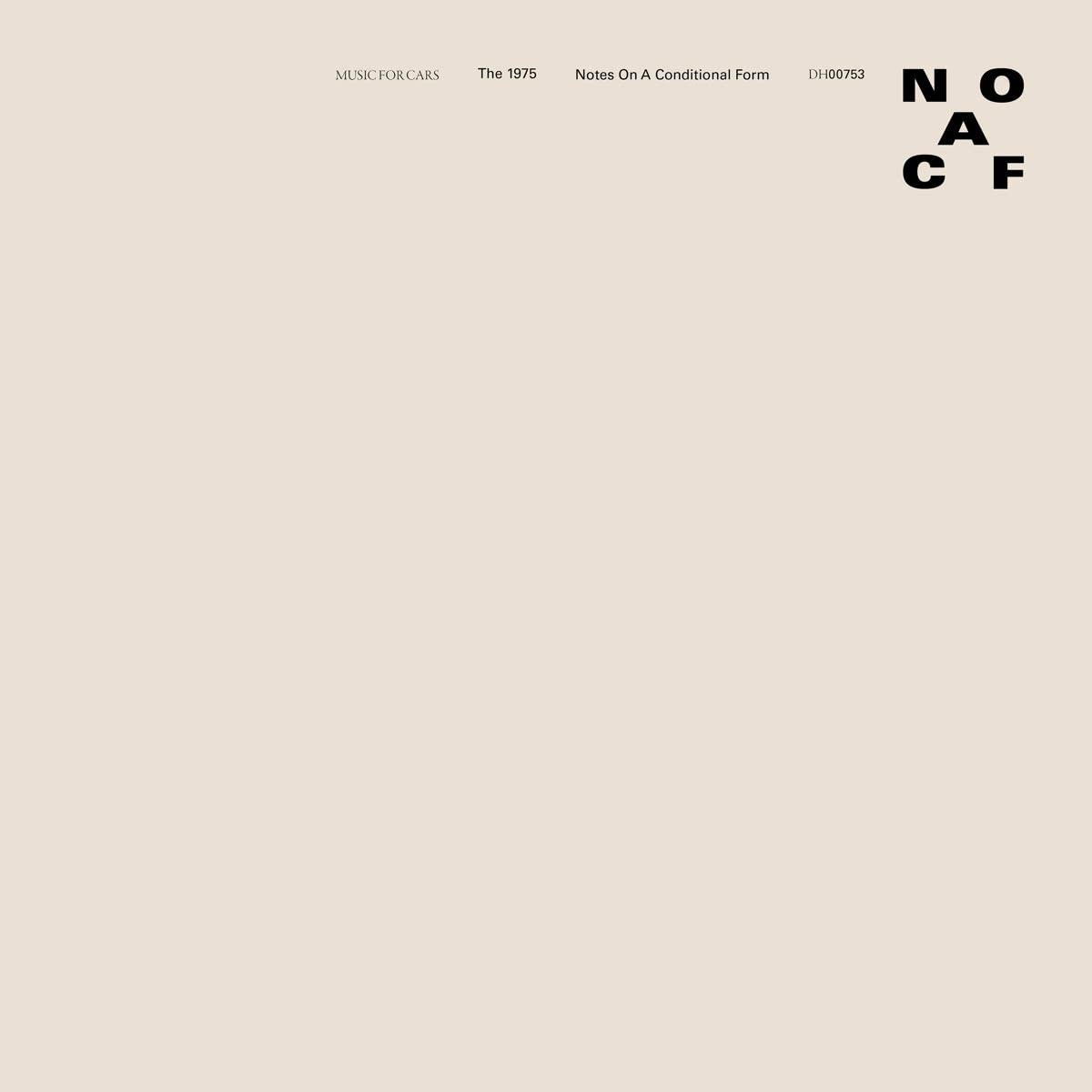 The 1975 - Notes On A Conditional Form - CD