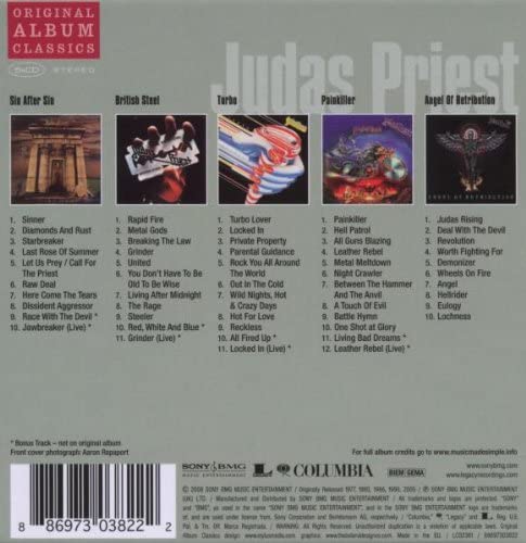 5CD - Judas Priest - Original Album Classics