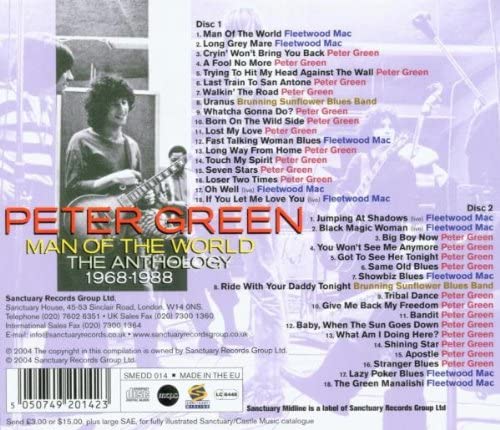 Peter Green - Man Of The World: The Anthology - 2CD