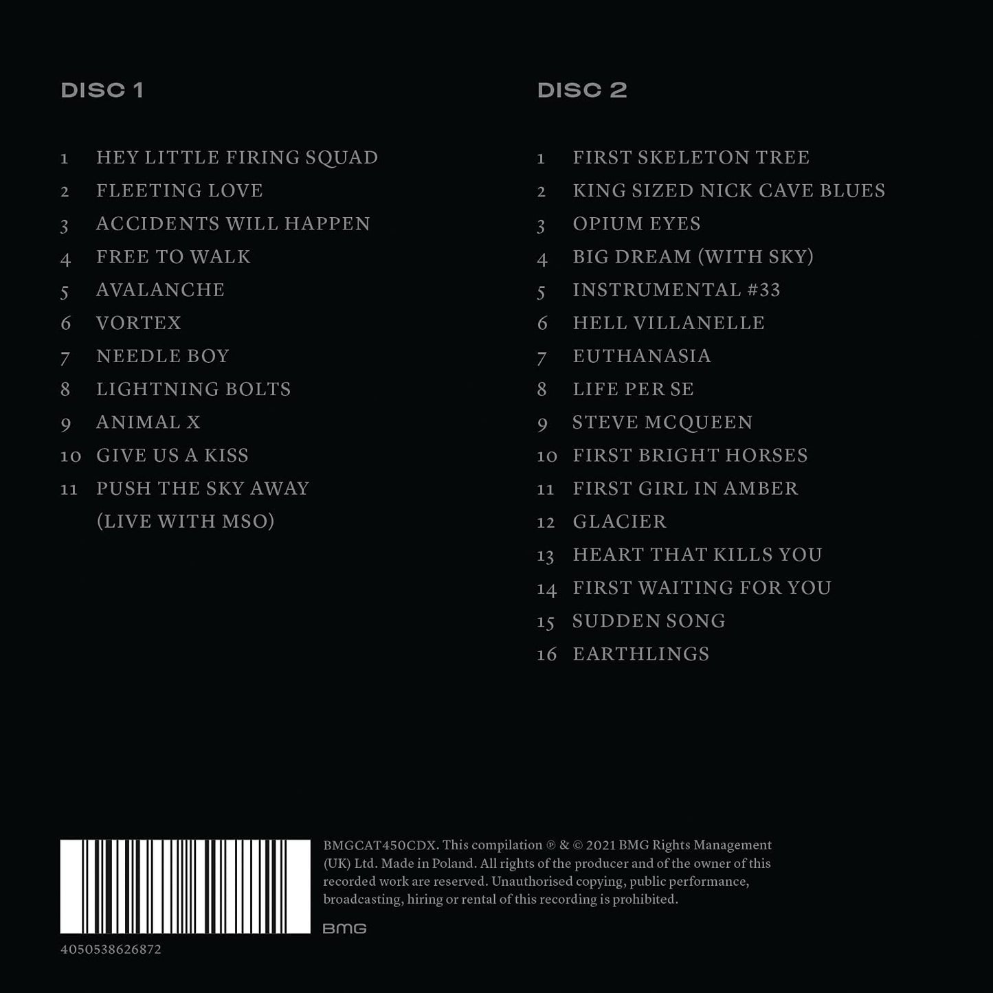 Nick Cave - B-Sides & Rarities (Part II) - 2CD