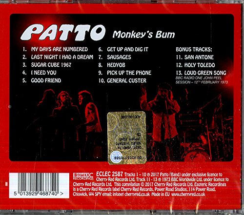 Patto - Monkey's Bum - CD