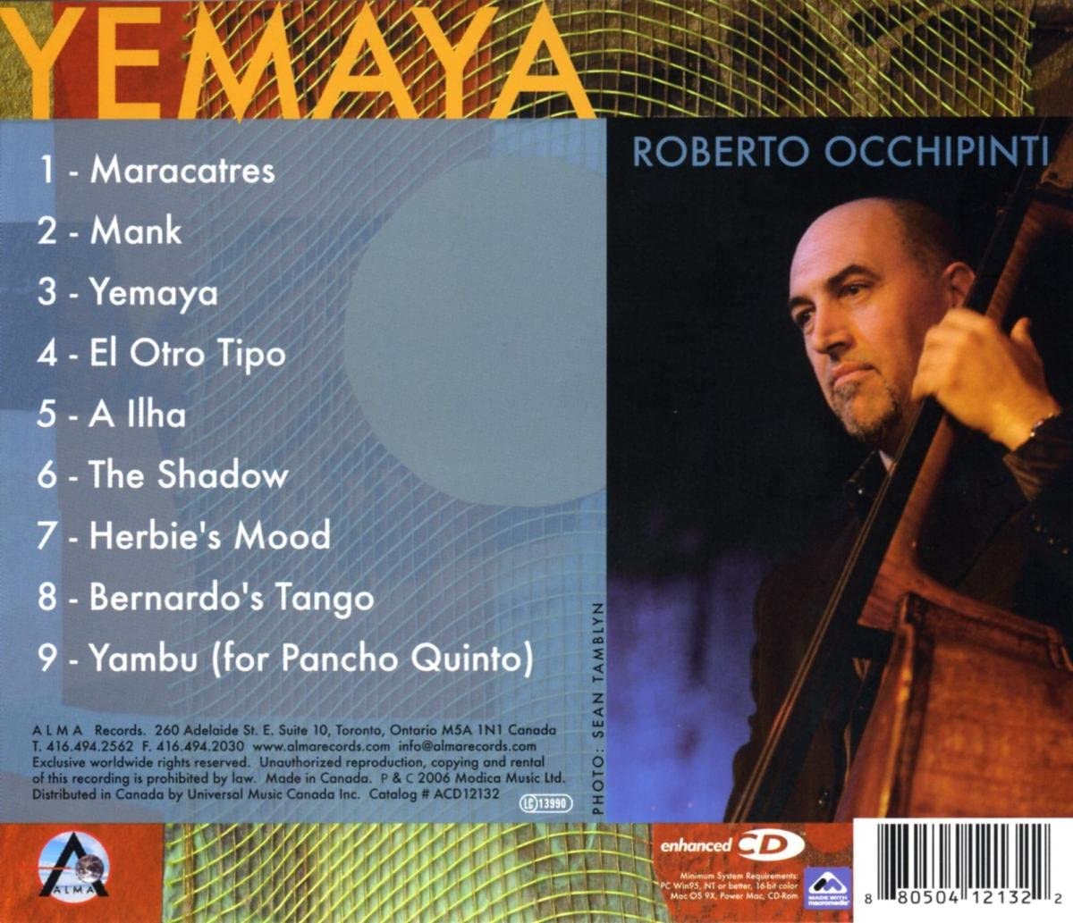 Roberto Occhipinti - Yemaya - USED CD