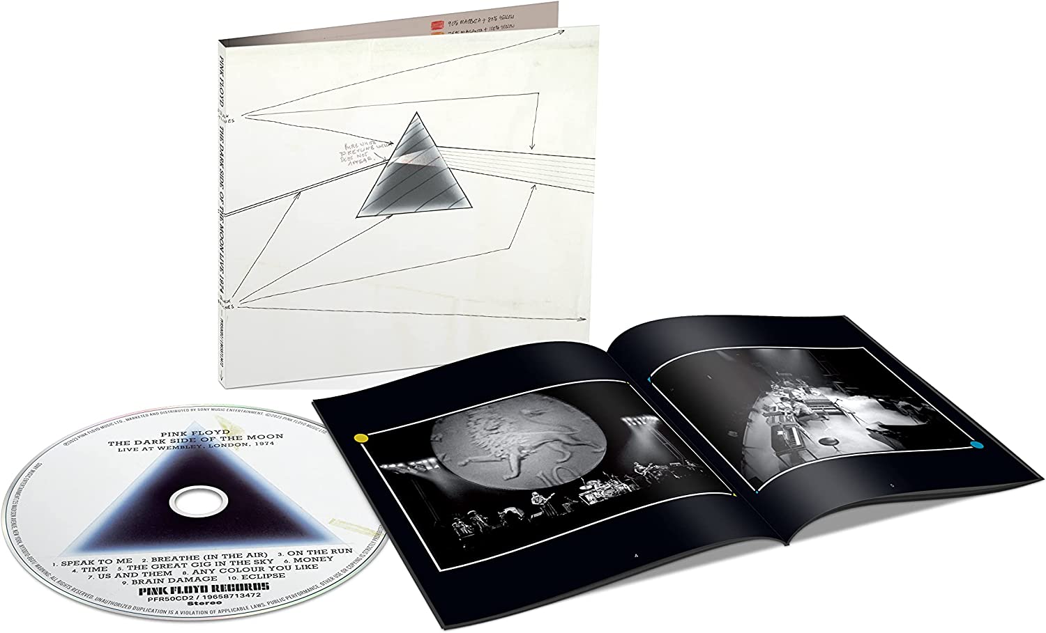 CD - Pink Floyd - The Dark Side Of The Moon - Live At Wembley