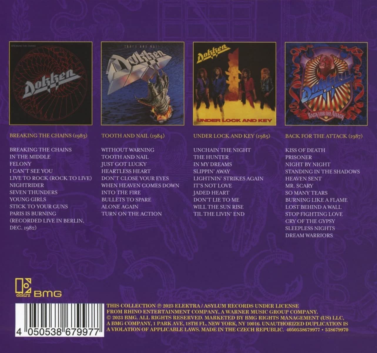 4CD - Dokken - The Elektra Albums