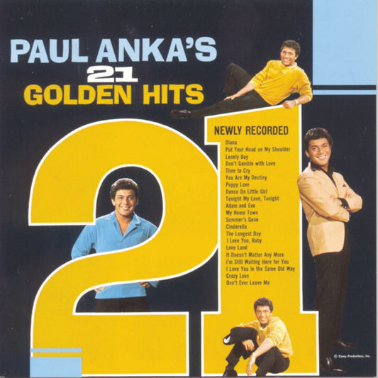 Paul Anka - 21 Golden Hits - USED CD