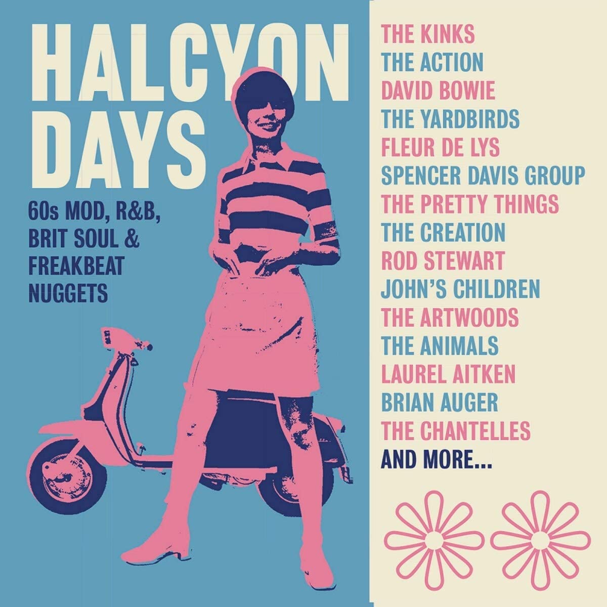 3CD - Halcyon Days: 60s Mod, R&B, Brit Soul & Freakbeat Nuggets