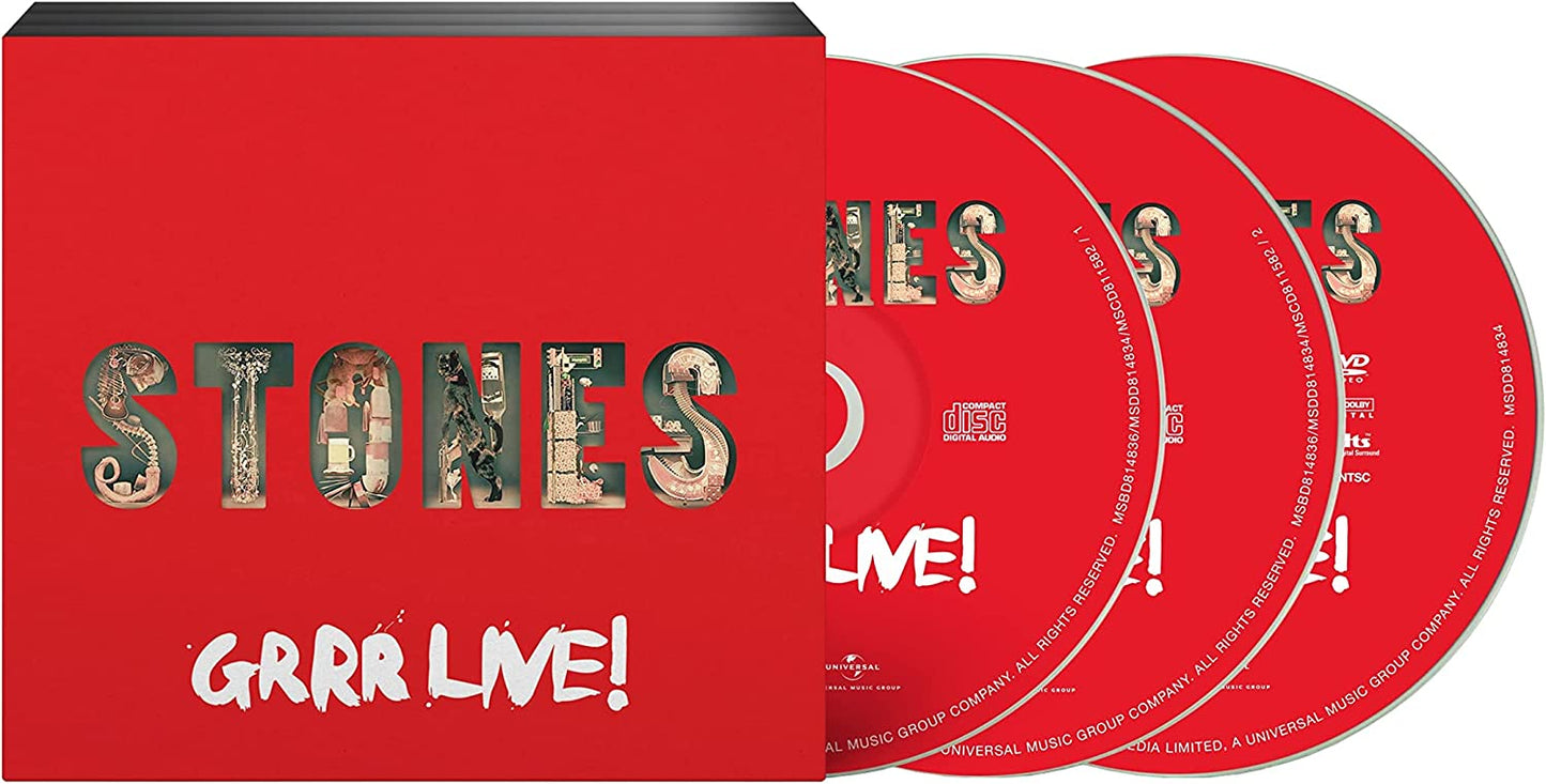 The Rolling Stones - Grrr Live - 2CD/DVD