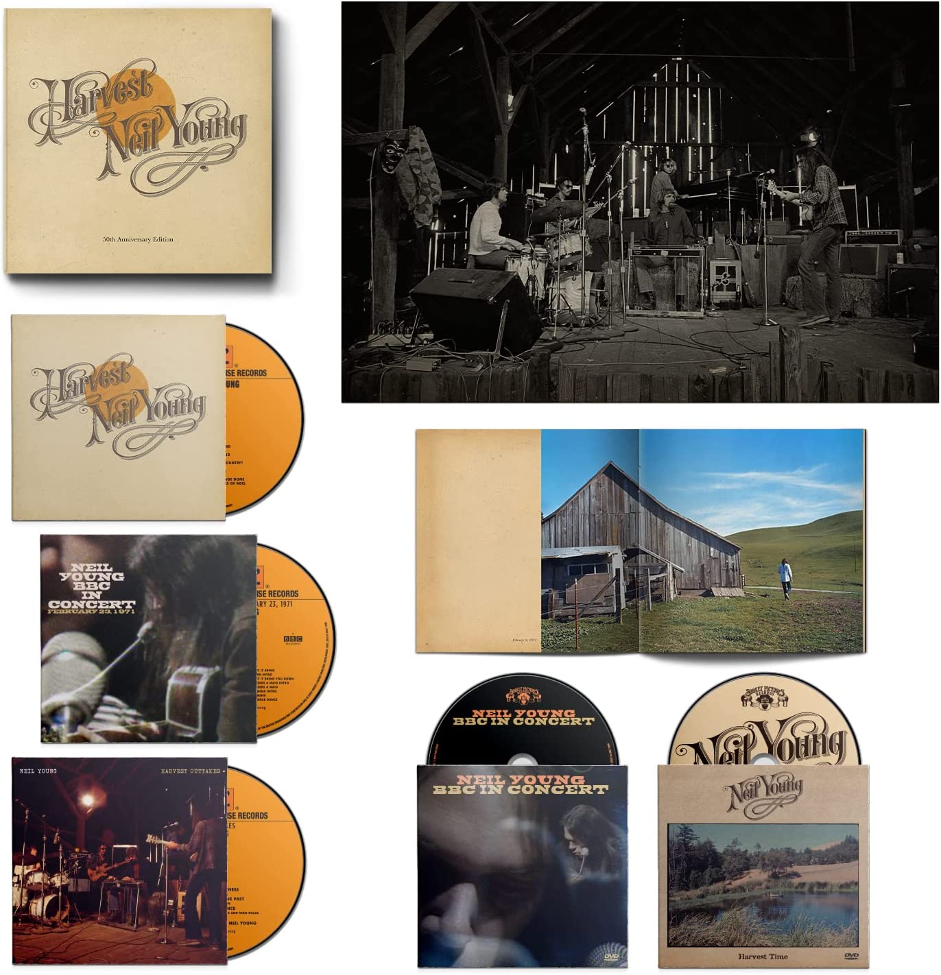 Neil Young -Harvest (50th) -  3CD/2DVD