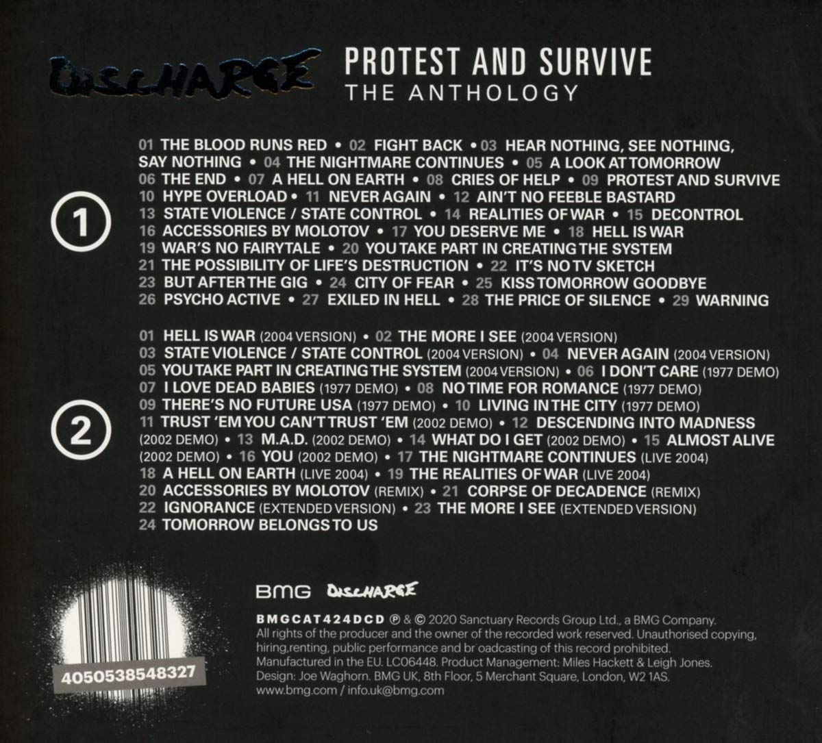 Discharge - Protest And Survive - 2CD