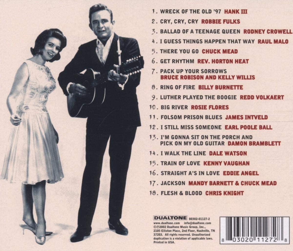 Various - Dressed In Black: A Tribute To Johnny Cash - USED CD