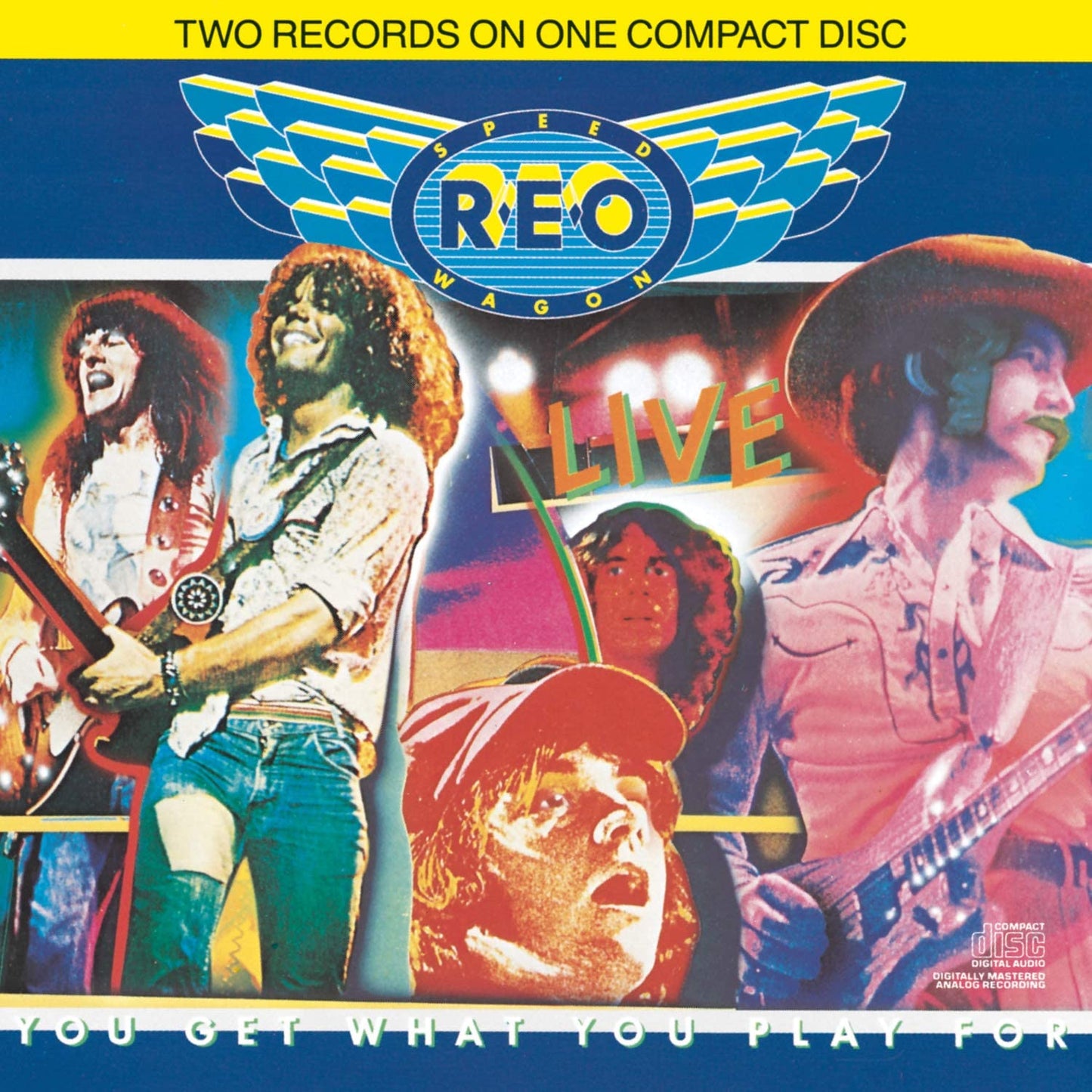 CD - Reo Speedwagon - Live: You Get What You Play For