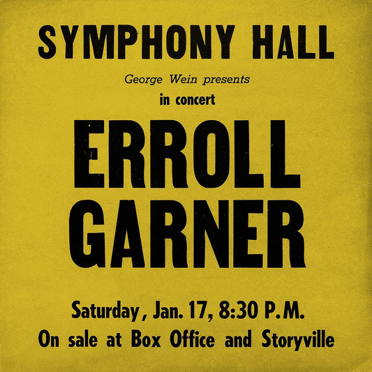 Erroll Garner - Symphony Hall Concert - CD