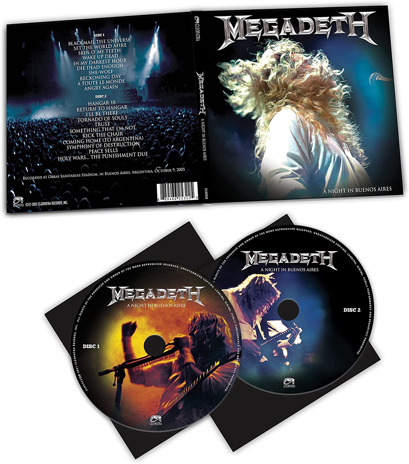 Megadeth - One Night In Buenos Aires - 2CD