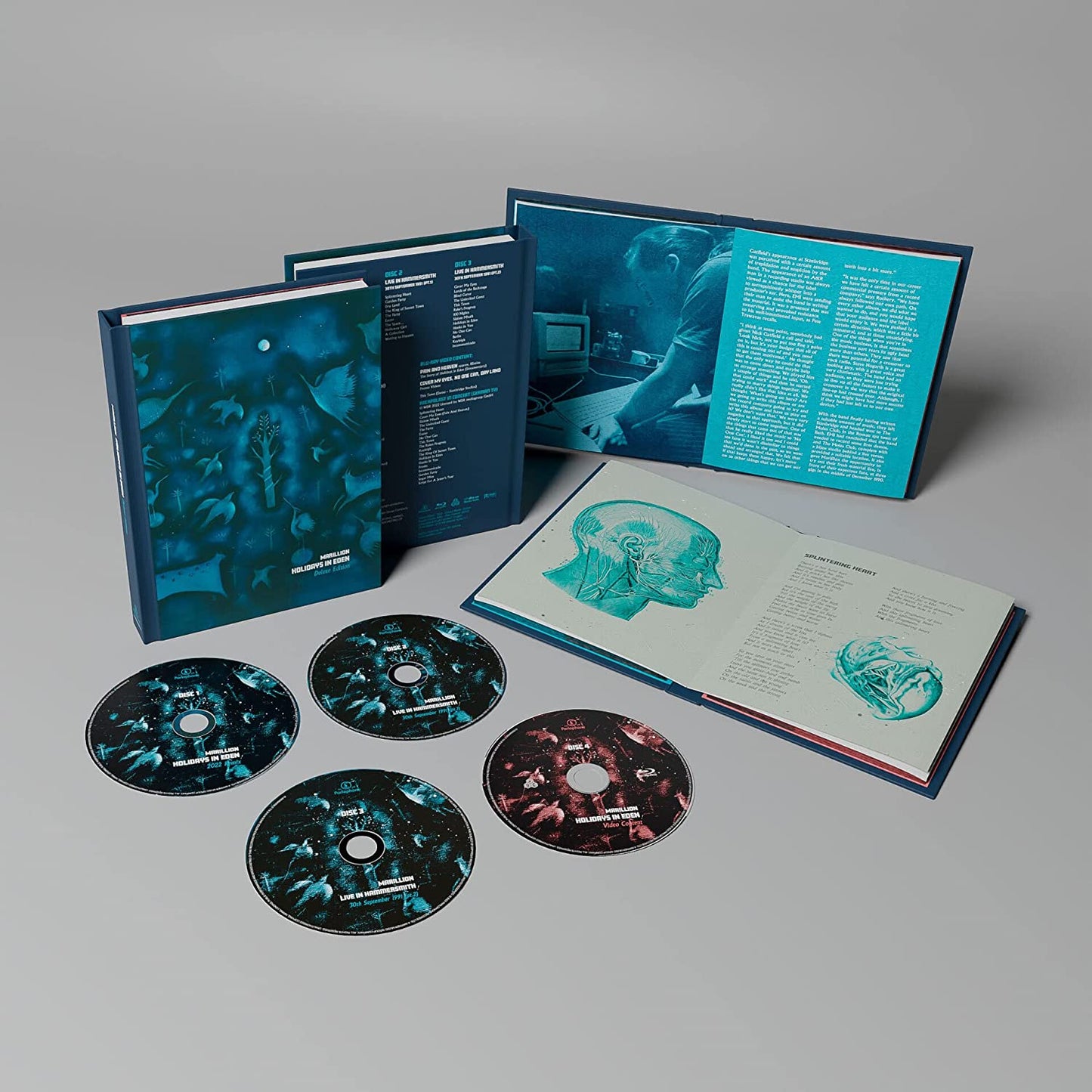 3CD/BluRay - Marillion - Holidays In Eden