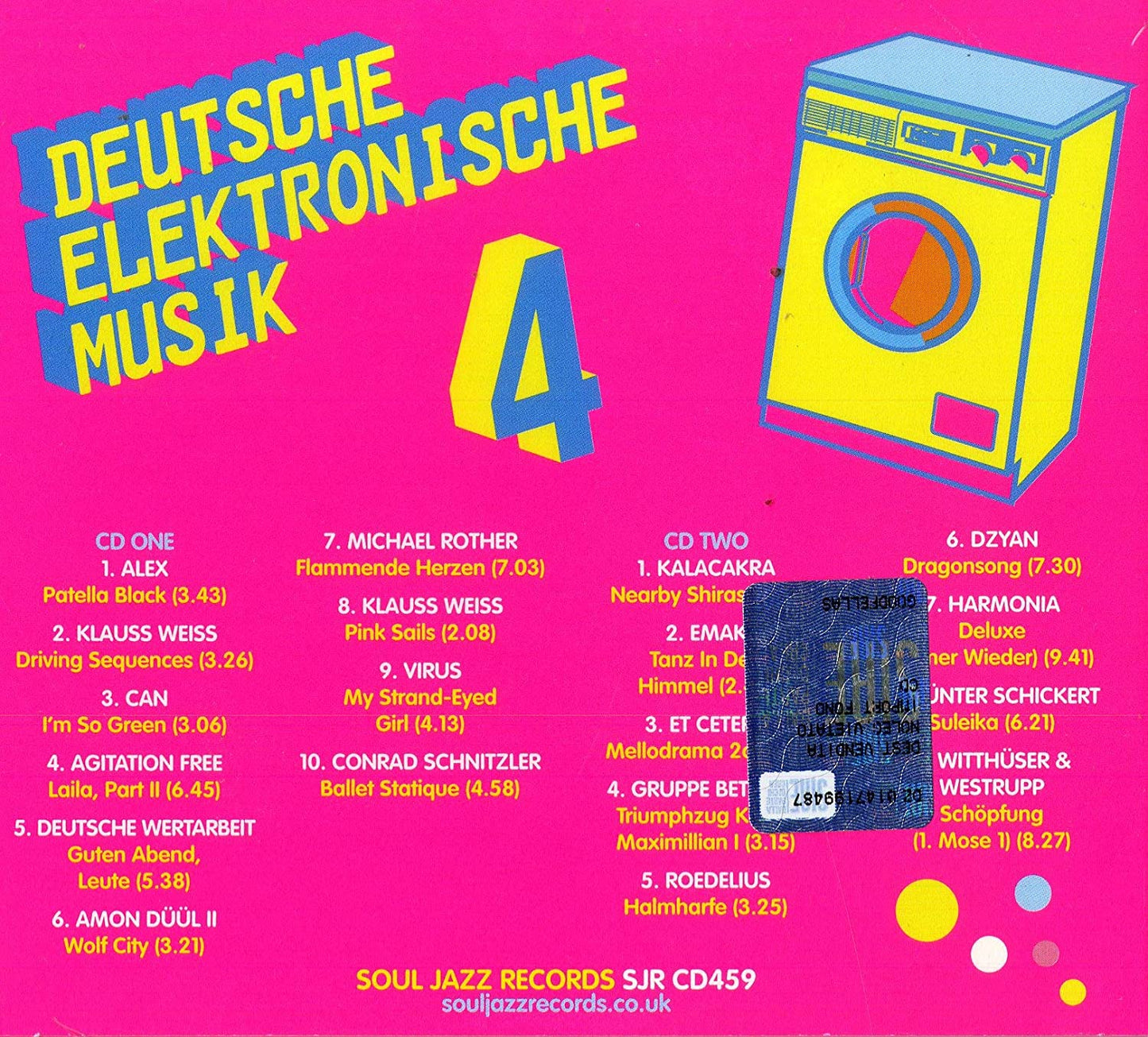 Deutsche Elektronische Musik 4 – Experimental German Rock and Electronic Music 1971-83 - 2CD
