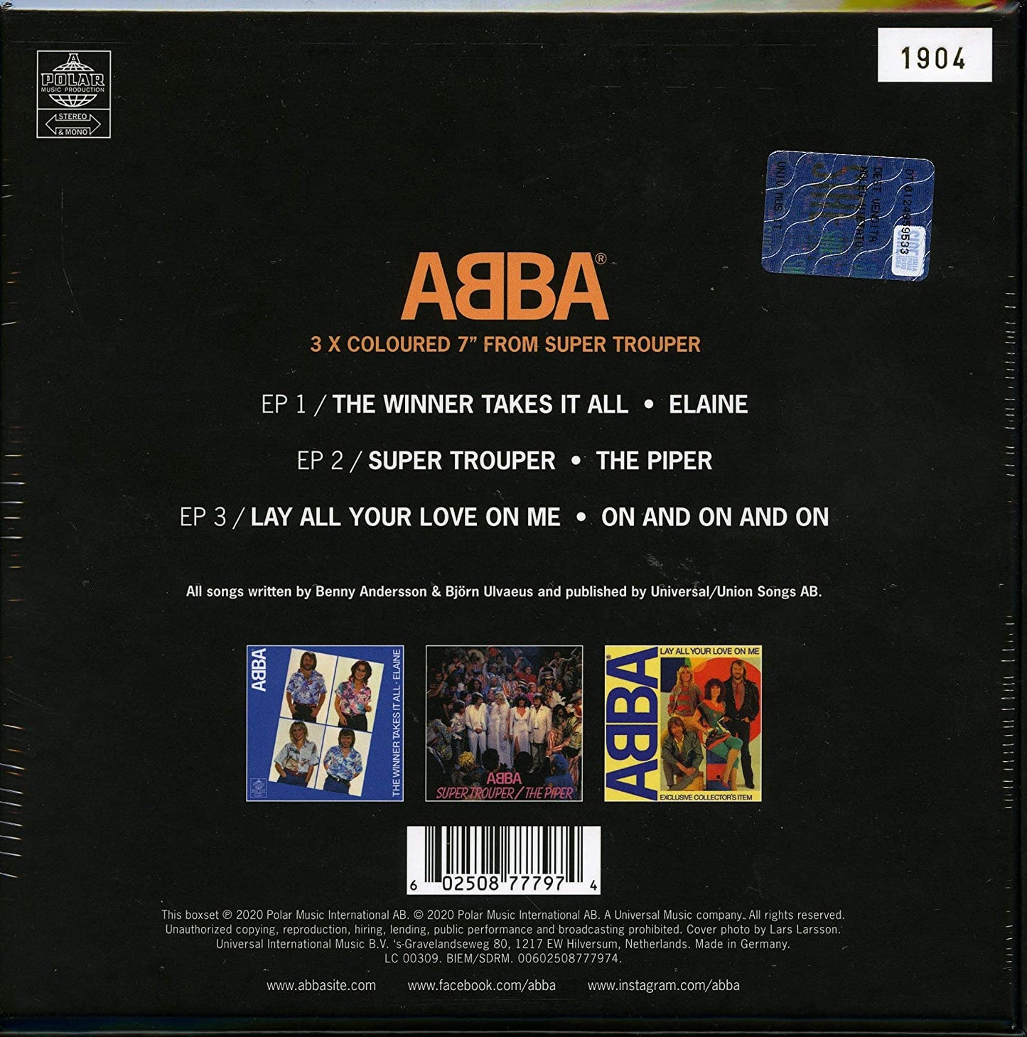 ABBA - Super Trouper - 7" Box