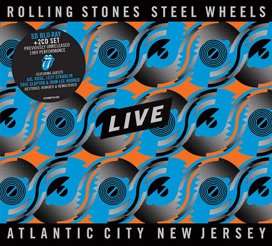 Rolling Stones - Steel Wheels Live in Atlantic City - 2CD/BluRay