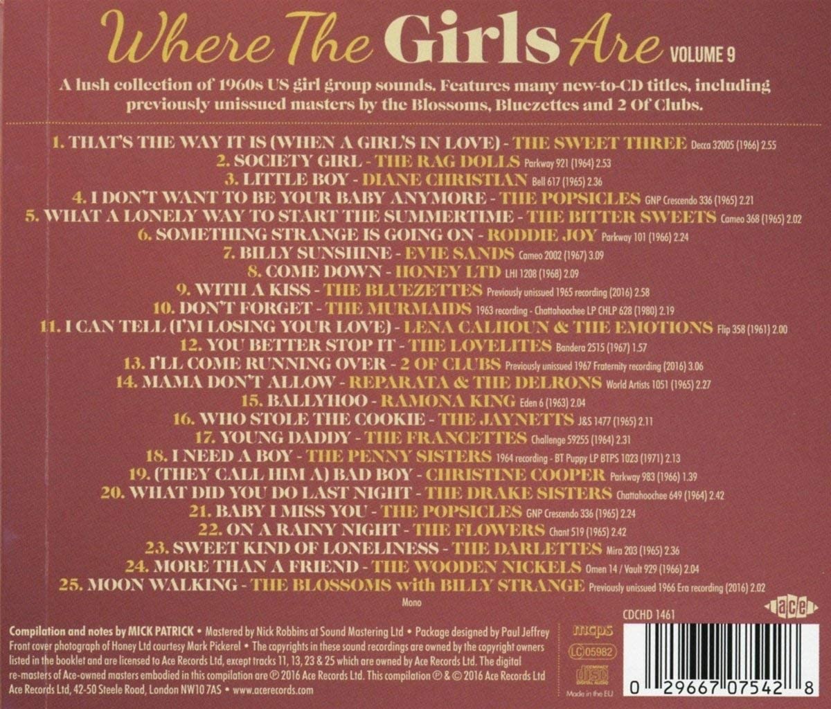 Where The Girls Are Vol. 9 - CD