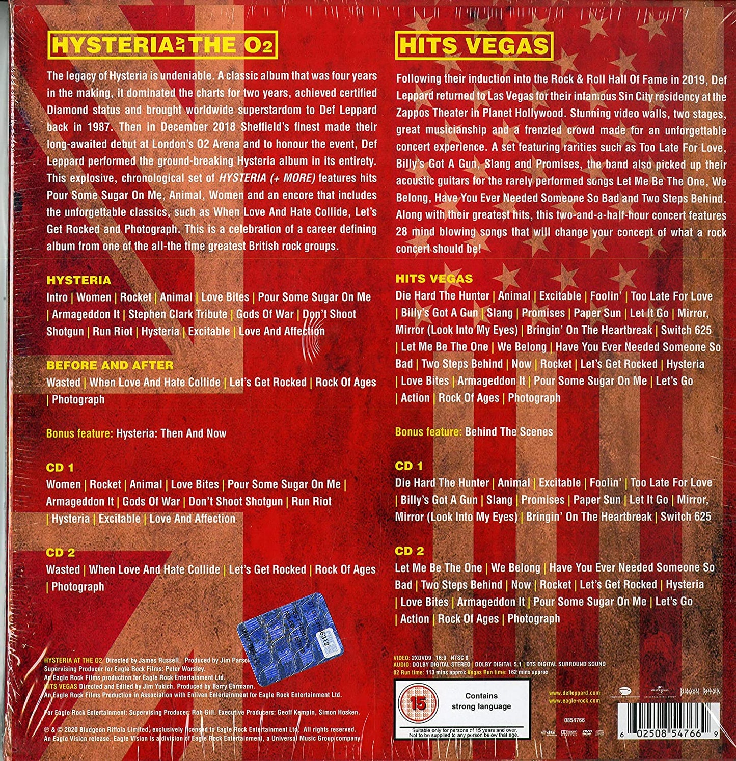 Def Leppard - London To Vegas - 4CD/2DVD