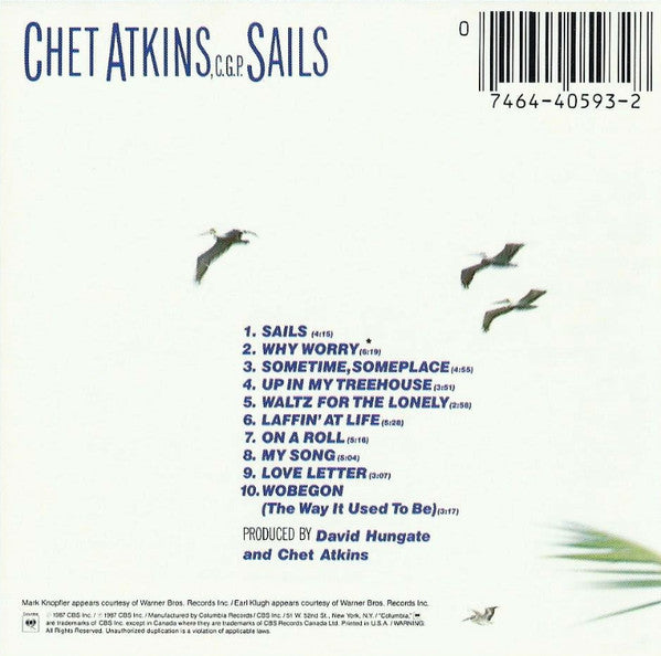 Chet Atkins - Sails - USED CD