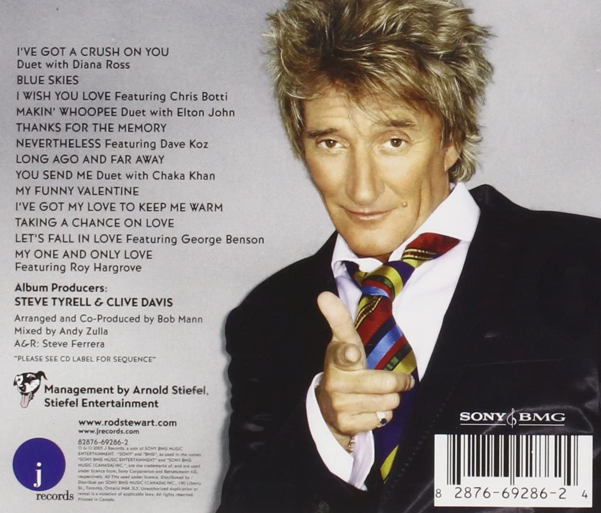 Rod Stewart ‎– Thanks For The Memory... The Great American Songbook Volume IV - USED CD