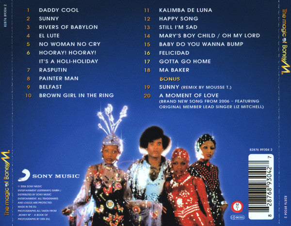 Boney M. – The Magic Of Boney M. - USED CD