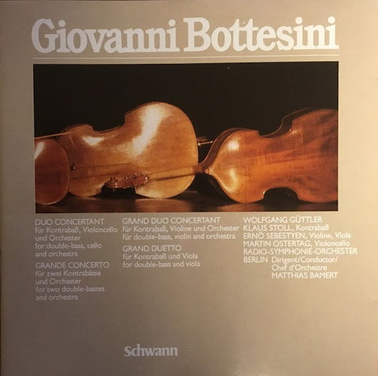 Giovanni Bottesini – Duo Concertant / Grande Concerto / Grand Duo Concertant / Grand Duetto -USED CD