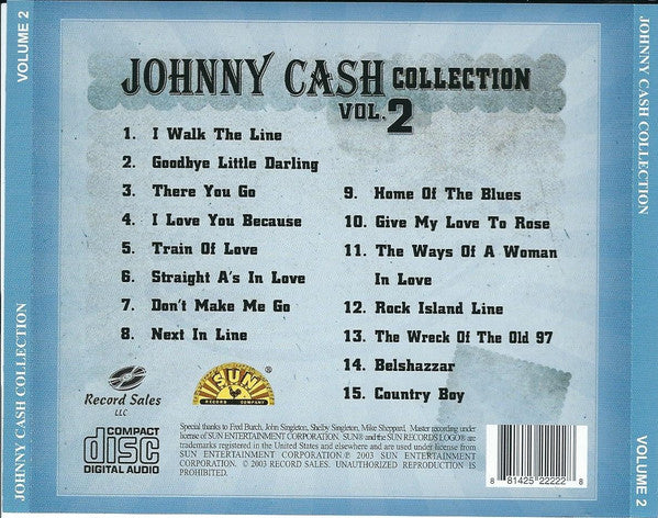 Johnny Cash – Collection Volume 2 - USED CD