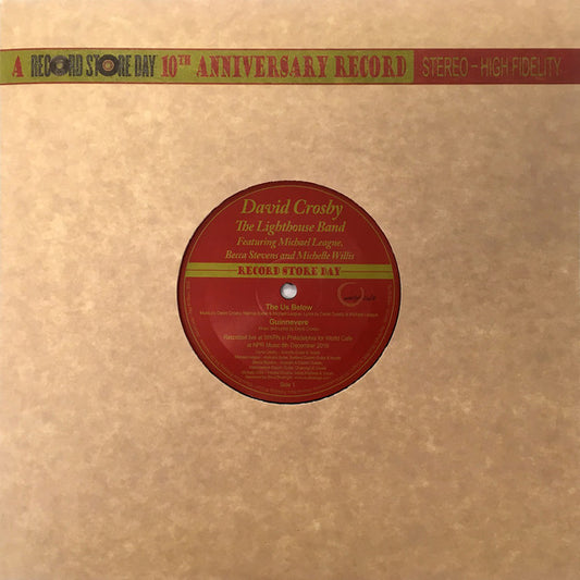 David Crosby, The Lighthouse Band – The David Crosby And The Lighthouse Band Record Store Day 10th Anniversary Record - 10"