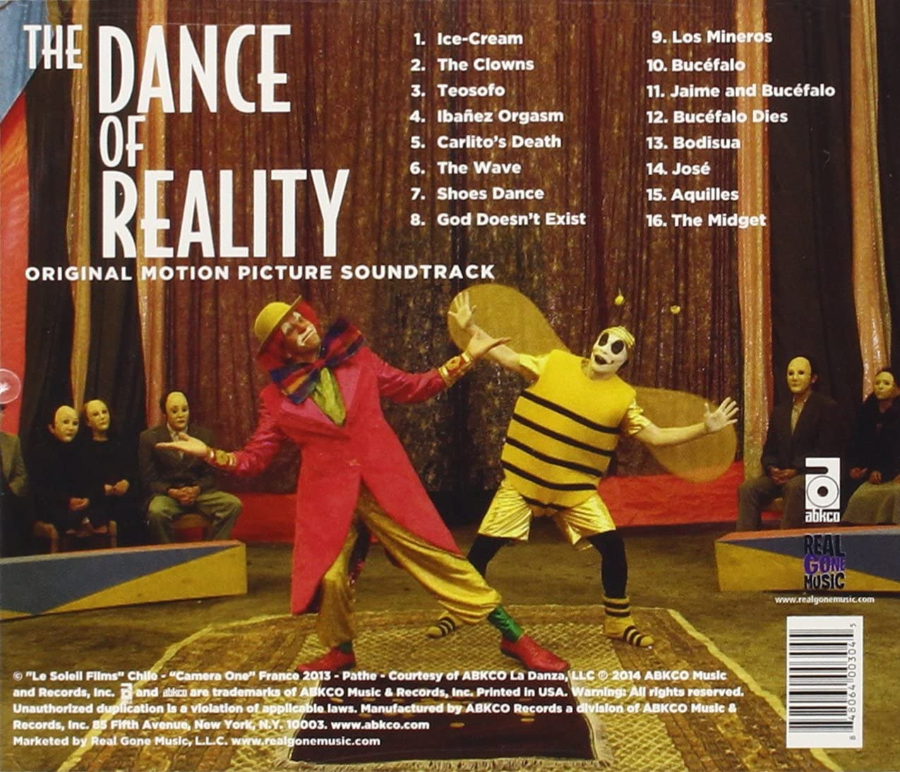 Dance Of Reality O.S.T. - CD