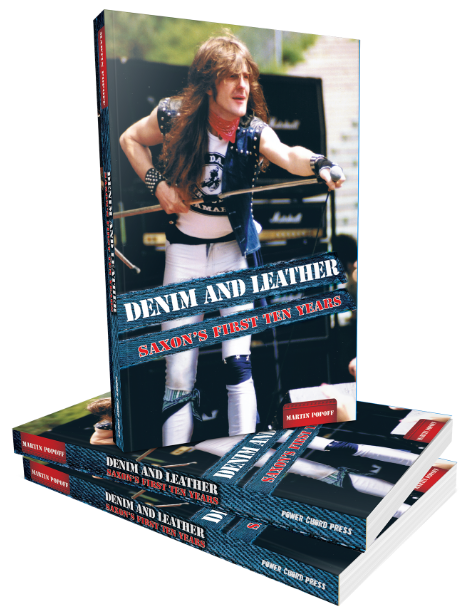 Martin Popoff - Denim And Leather: Saxon's First Ten Years - Book