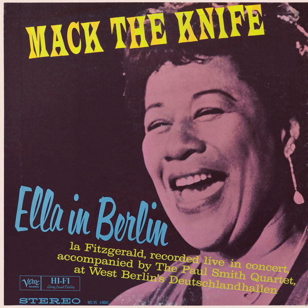 Ella Fitzgerald - Mack The Knife: Ella In Berlin- LP
