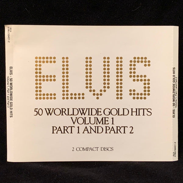 Elvis Presley – 50 Worldwide Gold Award Hits, Volume 1- USED 2CD