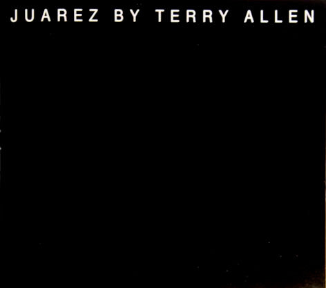 Terry Allen – Juarez - USED CD