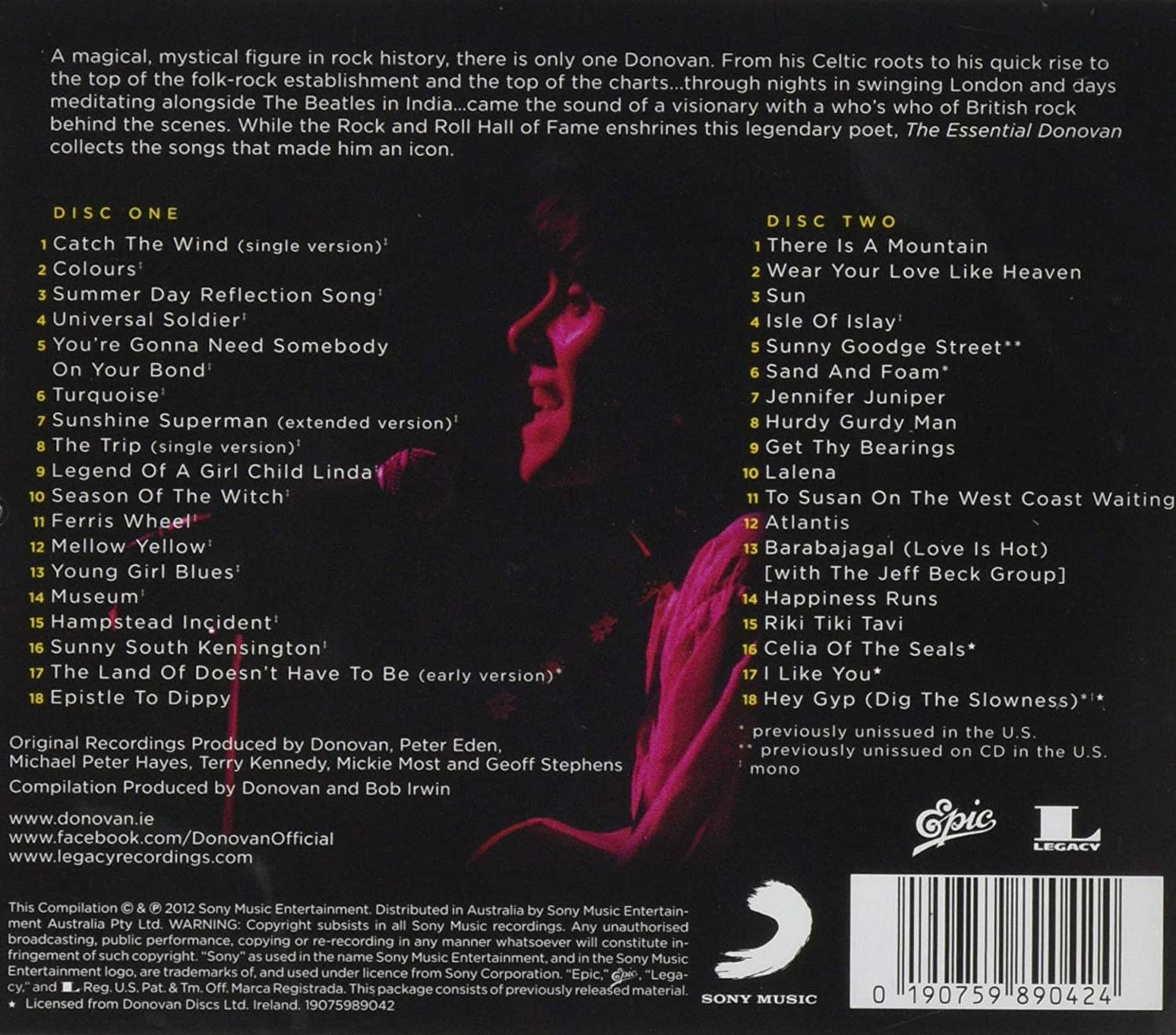 Donovan - The Essential - 2CD