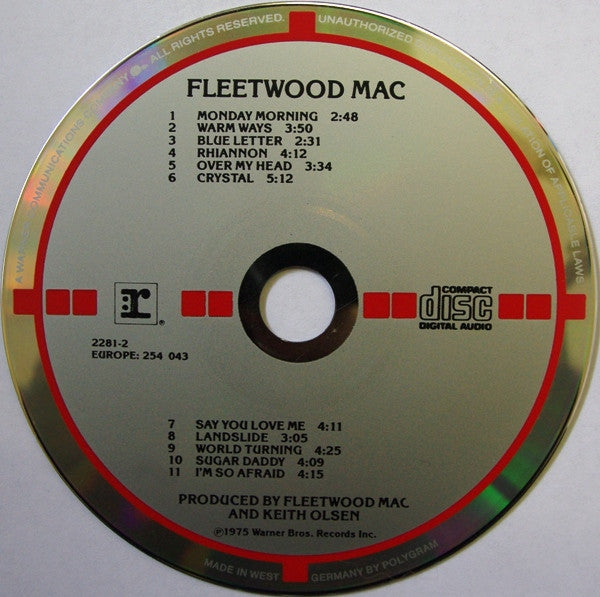 Fleetwood Mac – Fleetwood Mac (TARGET) - USED CD