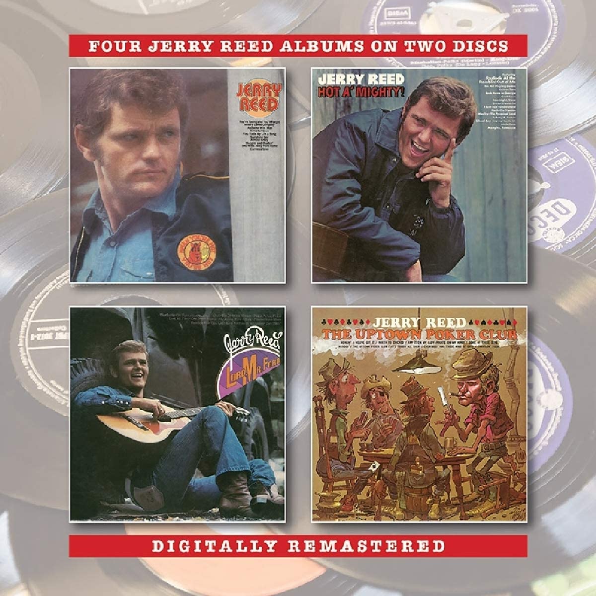 Jerry Reed -  Jerry Reed / Hot A Mighty / Lord, Mr. Ford / Uptown Poker Club - 2CD