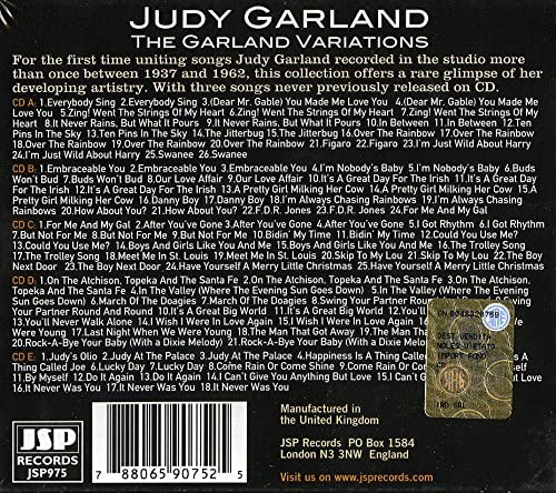 Judy Garland - The Garland Variations - 5CD
